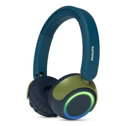 Auriculares Philips TAK4200CT/00 inalámbricos Bluetooth con reducción de ruido, micrófono y LEDs azul/verde