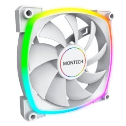 Ventilador Montech AX140 PWM 140mm Blanco Iluminación LED ARGB PWM Rifle Bearing