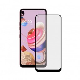 Contact Cristal Templado 9H Extreme 2.5D Borde Negro para LG K51S