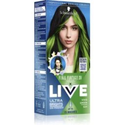 Live Ultra Brights Or Pastel Tinte Semipermanente Para El Cabello Tono 024 Vivid Green 1 Ud