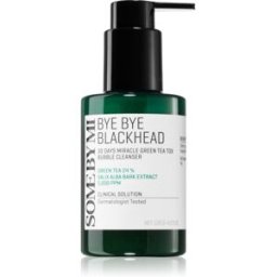 Bye Bye Blackhead 30 Days Miracle Green Tea Tox Bubble Cleanser Espuma Limpiadora Activa Contra Los Puntos Negros 120 G