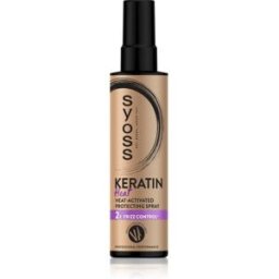 Keratin Heat Spray Protector Protector De Calor Para El Cabello 200 Ml