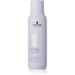 Blondme Bond Repair Purple Shampoo Champú Violeta Para Cabello Rubio 300 Ml