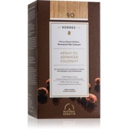 Argan Oil Tinte Permanente Para Cabello Con Aceite De Argán Tono 9.0 Very Light Blonde 50 Ml