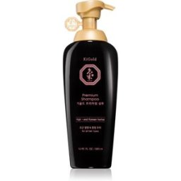Ki Gold Premium Shampoo Champú Natural A Base De Hierbas Anticaída Del Cabello 500 Ml