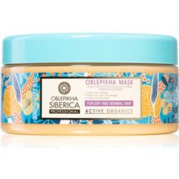 Oblepikha (Sea-Buckthorn) Mascarilla Nutritiva E Hidratante Para Cabello Seco Y Normal 300 Ml