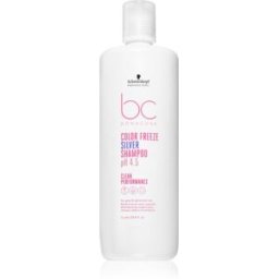 Bc Bonacure Color Freeze Silver Champú De Plata Para Cabello Rubio Y Con Mechas 1000 Ml