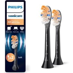 Sonicare Premium All-In-One Hx9092/88 Recambio Para Cepillo De Dientes Black 2 Ud