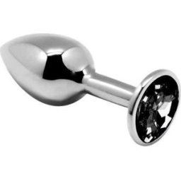 Alive Anal Pleasure Mini Plug Metal Negro Talla S 1ud