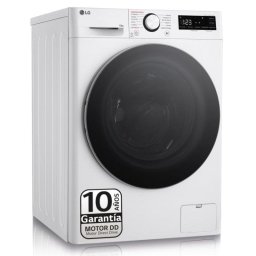 Lavadora carga frontal LG Serie 600 F4WR6010A1W 10 kg 1360 rpm clase A IA blanca