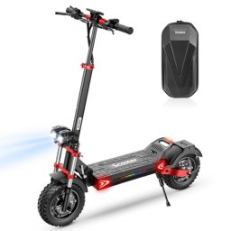 Patinete eléctrico iScooter iX8 2x1200W 65km Autonomía 12" Offroad Suspensión Crucero IPX4