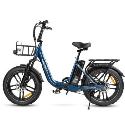 Bicicleta eléctrica SAMEBIKE C05 Pro 500 W 36V 13Ah Plegable Suspensión Doble 20x4