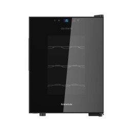Vinoteca Taurus Chanson 12 botellas Termoeléctrica Control Digital Negro