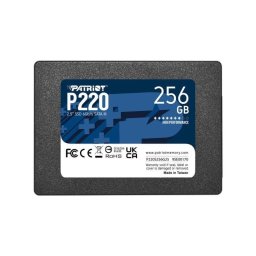 Disco Duro Patriot P220 256GB SSD 2,5" SATA III 550 MB/s Seguro