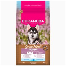 Eukanuba Grain Free Puppy Large & Giant Breed pescado de mar - Pack % - 2 x 3 kg