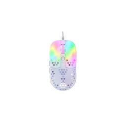 Ratón CHERRY XTRFY MZ1 USB 16000 DPI Blanco RGB Ultra Ligero