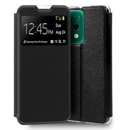 Funda para móvil Cool Flip Cover tipo libro Polipiel Negra máxima protección para OPPO Reno 14 5G / 14 F 5G / 14 FS 5G