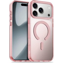 Funda para móvil Cool Magnética Silicona Rosa Antigolpes MagSafe para iPhone 17 Pro