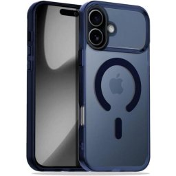 Funda para móvil Cool Magnética Silicona Azul Antigolpes para iPhone 17