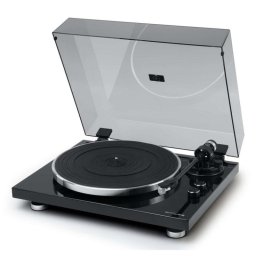 Tocadiscos Muse MT-109 BTO Automático Negro con Control de Tono y Amplificador Integrado