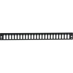 EFB-ELEKTRONIK EFB VSBFPSW24SCD - Panel frontal, 24x SC Duplex / LC Quad, negro