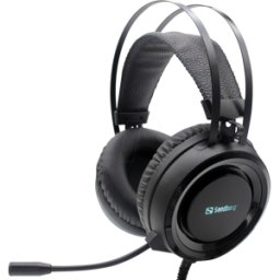 SANDBERG 126-22 - Auriculares, jack, estéreo, USB, led