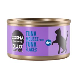 Cosma DUO Layer 24 x 70 g - Pack Ahorro - Mousse de atún con trozos de atún
