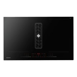 Placa de inducción con campana integrada Infiniton HH-W83A874, 8 zonas, 83 cm, Negro