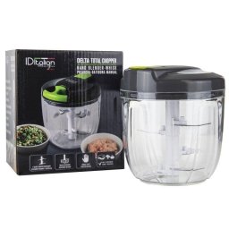 Picadora manual Italian Design Delta Total Chopper 900 ml 5 cuchillas acero inoxidable