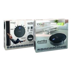 Robot Aspirador Italian Design Pumba Robot Cleaner Navegación Sensores Compacto 1.800 Pa Silencioso