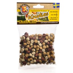 Larsson Farm Knuties - Pack % - 6 x 1 ud. Knöl-Mix (caza, pato, queso y venado, 150 g)
