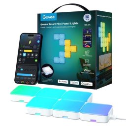Panel LED de pared Govee Smart Mini 10 unidades RGBIC control inteligente