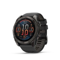 Garmin Fenix 8 Bluetooth GPS 51mm AMOLED Titanio Negro Talla Única Resistencia Agua 10ATM