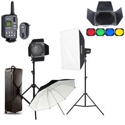 Kit de iluminación de estudio Godox DP600III-C 600Ws 2 flashes control inalámbrico