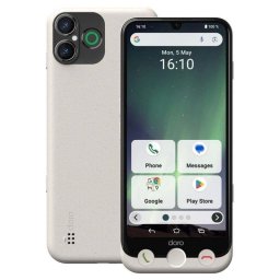 Doro Aurora A30 6GB 128GB 6.1" IPS 4G Dual SIM NFC IP54 Android 14 Blanco
