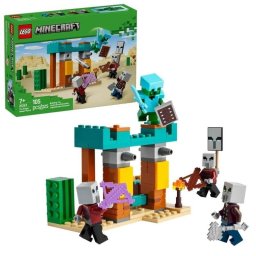 LEGO Minecraft La Patrulla del Desierto Illager 21267 105 piezas