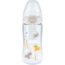 Nuk Biberón First Choice con tetina de silicona 6-18meses 300mL Assorted 6-18m