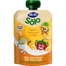 Hero Solo Yogur Plátano y Fresa 100 g