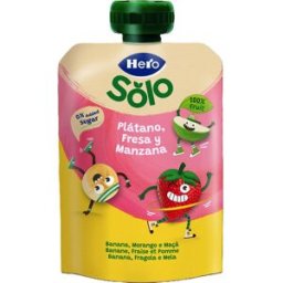 Hero Solo Platano Fresa y Manzana 100 g