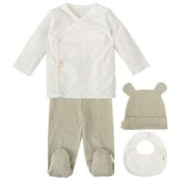 Set de Nacimiento 4 piezas Bebe Cornelia Verde Bimbi Casual