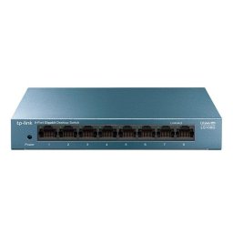 Switch TP-Link LS108G 8 puertos Gigabit QoS eficiencia energética metálico