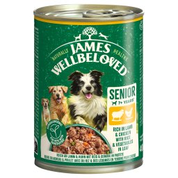 James Wellbeloved Senior Dog Hypoallergenic paté de cordero y pollo - 6 x 400 g