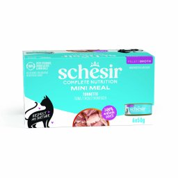 Schesir Complete Nutrition Filete en caldo 24 x 50 g - Pack ahorro - Atún
