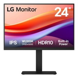 Monitor LG 24BA55W-B 24" WUXGA IPS HDR10 5 ms Altura Ajustable Altavoces