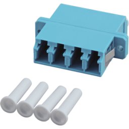 EFB-ELEKTRONIK LWL 53355.32 - Embrague LC Quad, multimodo OM3/OM4, turquesa