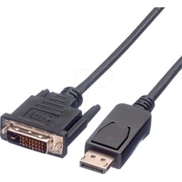 VALUE 11995615 - Conector DP 1.1 a conector DVI 24+1, 2K 60Hz, LSOH, 2 m