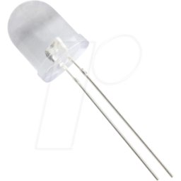 HUIYUAN OPTO-ELECTRONIC 10034R1C-CSE-E - LED de 10 mm, con cable, rojo, 9000 mcd, 25°.