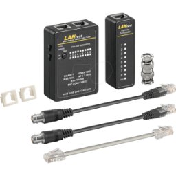 GOOBAY TESTER LT-20 - Comprobador de cables para RJ45, STP y BNC