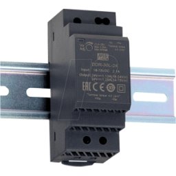 MEAN WELL DDR-30G-24 - Convertidor CC/CC, 30 W, 24 V, 1,25 A