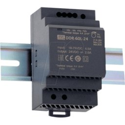 MEAN WELL DDR-60G-12 - Convertidor CC/CC, 60 W, 12 V, 5 A